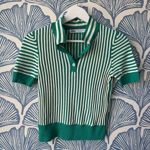 Zara Striped Polo